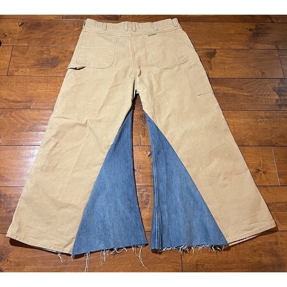 Kickwear Baggy y2k Handmade“JNCO STYLE mammoth Style” 20 Inch Leg 36x30 - Picture 8 of 13
